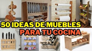 50 Ideas De Muebles Para Organizar Tu Cocina