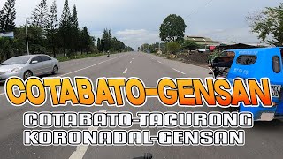 COTABATO TO GENSAN VIA TACURONG AND KORONADAL CITY