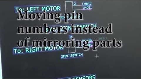 PADS Logic - Moving Pin Numbers Instead of Mirroring Parts