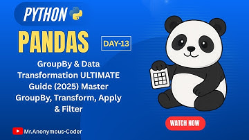 Pandas GroupBy & Data Transformation ULTIMATE Guide: Master GroupBy, Transform, Apply & Filter