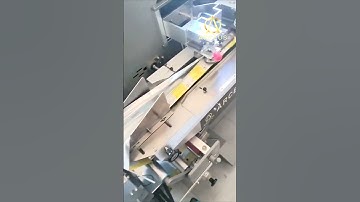 Automatic Flow Wrap Pouch Packing Machine Superfast Packing #ytshorts  #flowwrapmachine