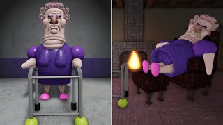 Run From Evil Grandma, Grumpy Gran Roblox Obby