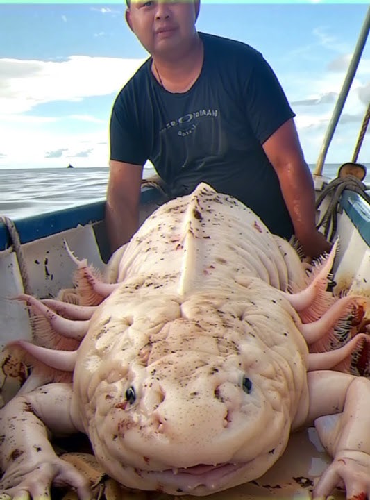 Giant Axolotls?! #axolotl  #cryptozoology  #cryptids #sea #ocean