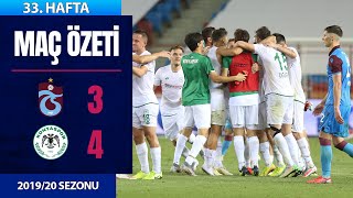 Trabzonspor (3-4) İH Konyaspor | 33. Hafta - 2019/20