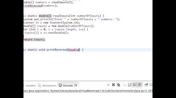 Reverse Order of Array (Java)