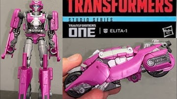 How to transform Elita 1. Transformers one movie studio series deluxe figure 
