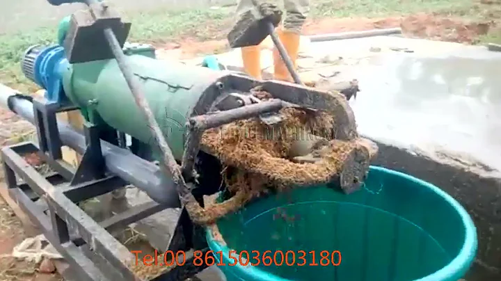 Efficient feedback chicken cow dung and pig manure dewatering machine,cow dung Fecal dehydrator