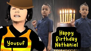 Happy Birthday Nathaniel - Chuck E. Cheese | Yousuf Friend with Nathaniel