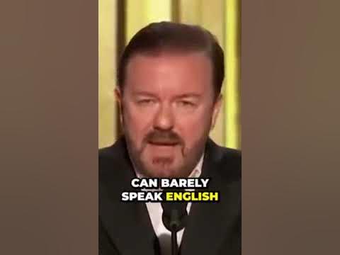 Stand up comedy Ricky Gervais Exposes Hollywood Secrets in Hilarious