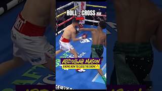 Boxing lesson: Roll cross 🥊 #boxing #boxer #mma #training #usa