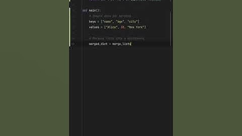 What is the best way to merge lists into a dictionary? The #secret to Merging Lists into a