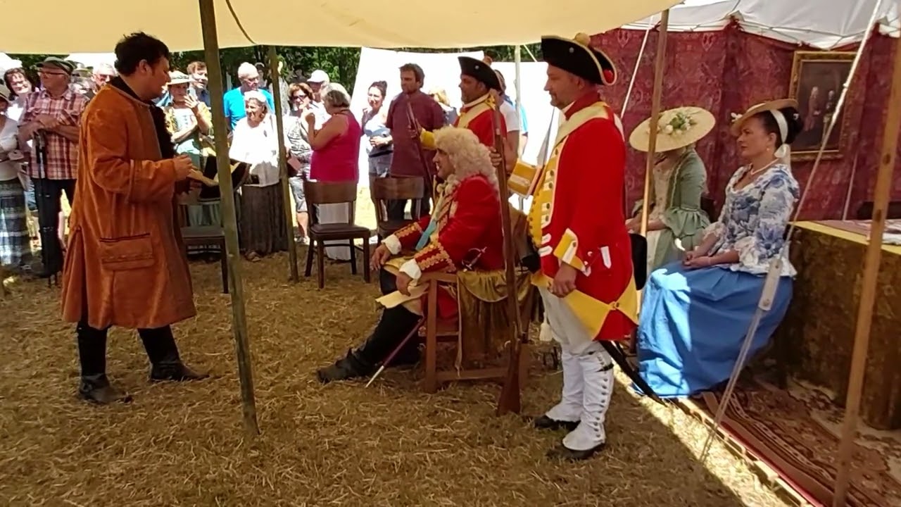 Moritz von Sachsen: Audienz bei seinem Vater August II. von Polen