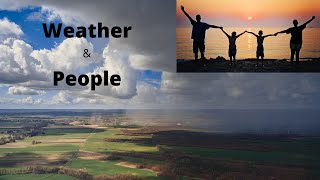 Vocabulary People & Weather in both languages English & French