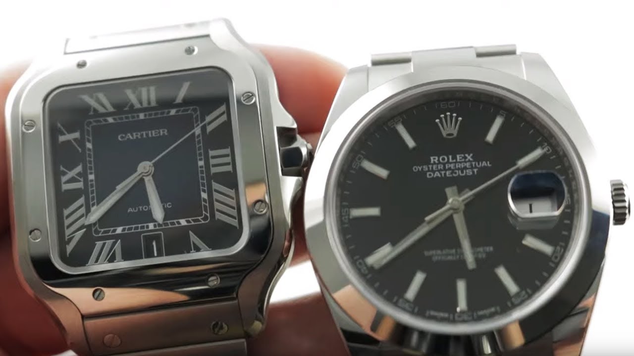 cartier watch vs rolex