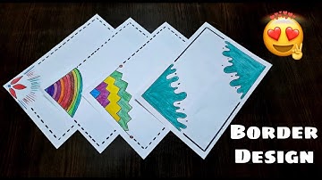 4Border Designs/Border Designs for Project/Project File Decoration/Border designs for Assignment