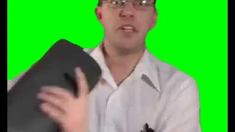 Angry Video Game Nerd - You're a Poopy Head GREEN SCREEN