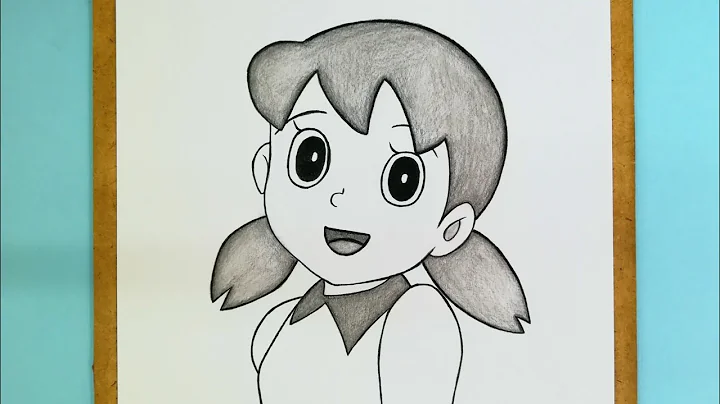 How to draw Shizuka from Doraemon step by step ✨ Easy Drawing ideas for beginners ✨Shizuka Drawing