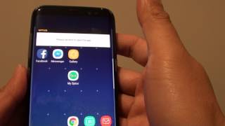 Samsung Galaxy S8: How to Re-Arrange Home Screen Apps Icon screenshot 5