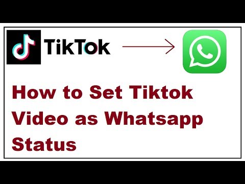 How to Set Tiktok Video as Whatsapp Status