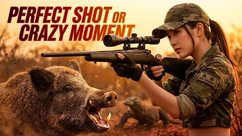 Hunter vs. Wild Boar and Komodo Dragon – Unbelievably Accurate Shot
