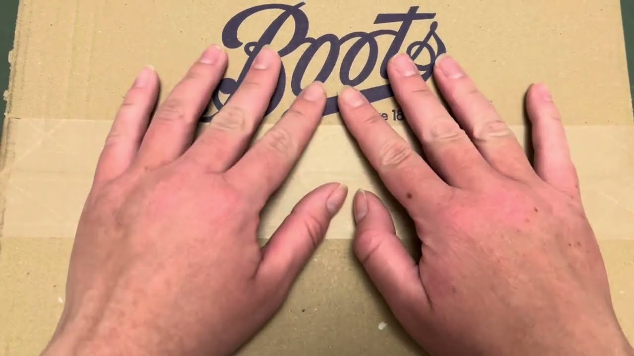 ASMR Unboxing Beauty Items Cardboard Tapping Scratching Sounds