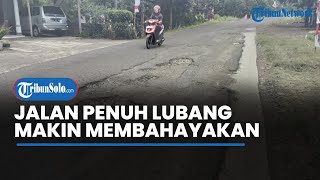 Jalan Jatipuro-Klerong Karanganyar Tak Kunjung Diperbaiki, Banyak Lubang Makin Membahayakan