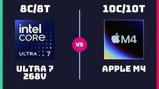Intel Core Ultra 7 268V vs Apple M4 (10-Core) – CPU Comparison