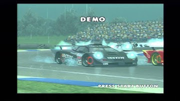 Test Drive Le Mans Dreamcast VGA Component Attract Mode