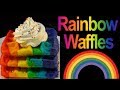 Rainbow Waffles