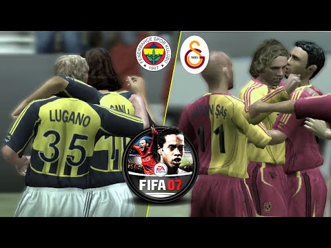 FIFA 2007 DERBİ HEYECANI | FIFA 07 Türkçe Oynanış ( Eski FIFA oyunları)