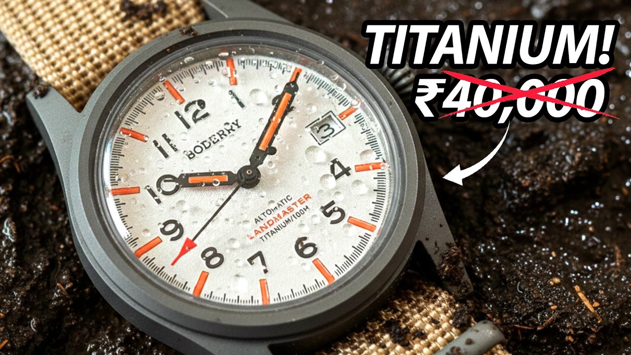 A Titanium Field Watch That Actually Feels Premium! | Boderry 