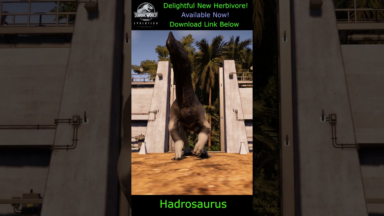 DELIGHTFUL New Herbivore - Hadrosaurus - Download Link Included - JWE Mods - 