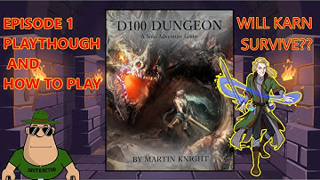 D100 Dungeon Tutorial and Playthrough Quest 1 Part 1