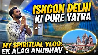Aaj ISKCON Delhi gaya 😍 | Sandhya Aarti ka Real Experience 🛕🔥
