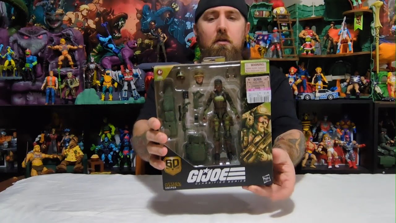 Распаковка и обзор фигурки снайпера морской пехоты из серии G.I. Joe, выпущенной к 60-летию компа...