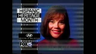 WNYW Fox 5 New York Hispanic Heritage Month Station ID September-October 1998