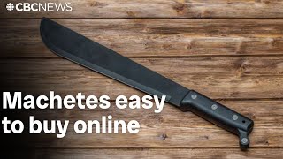 Manitoba's pleas for Amazon, Walmart to clamp down on online machete sales ignored