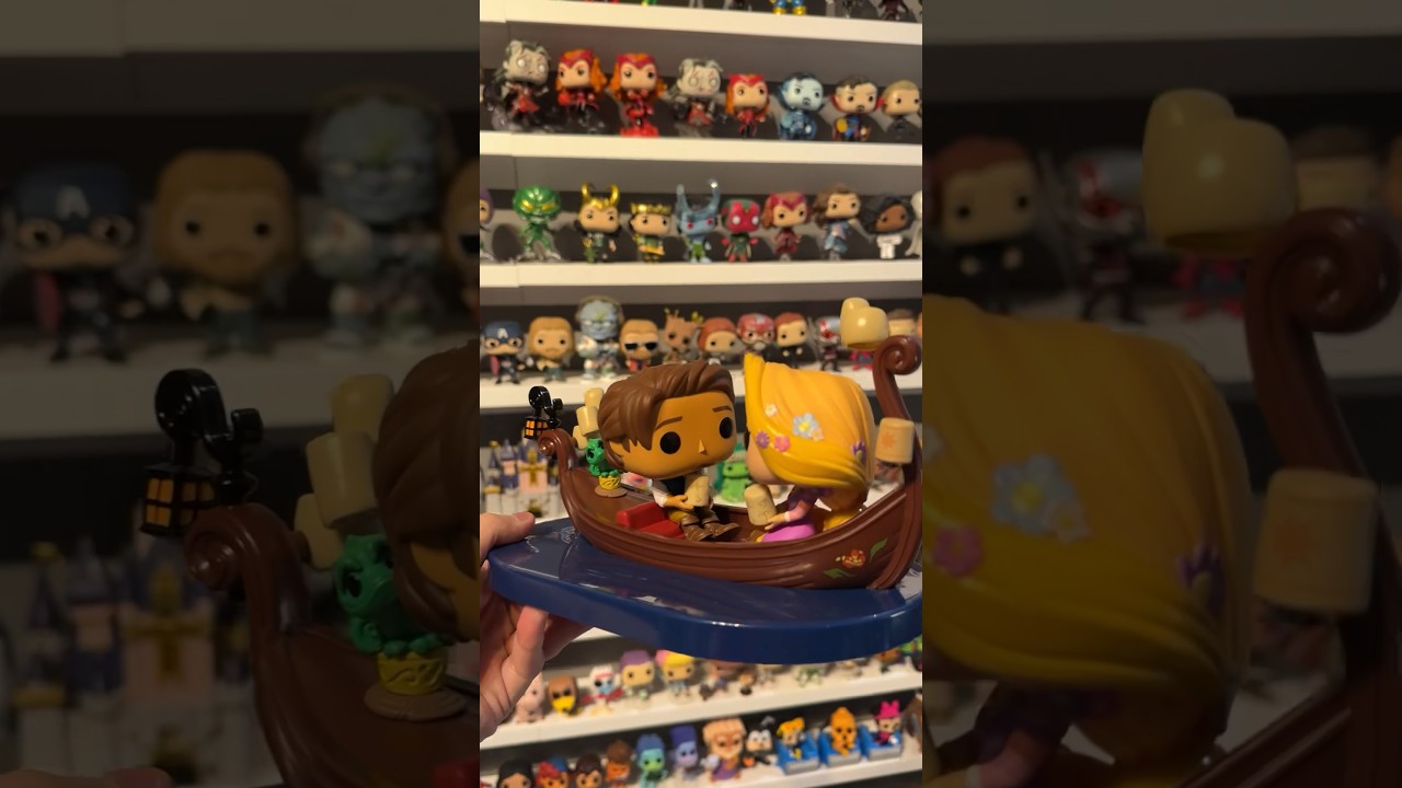 Rapunzel and flynn funko pop 💙🥹 best moment 