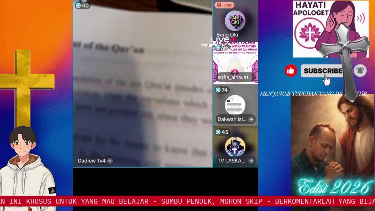 Live Viral Bang Oki - Diskusi Lintas Iman Kamis, 15 Januari 2026