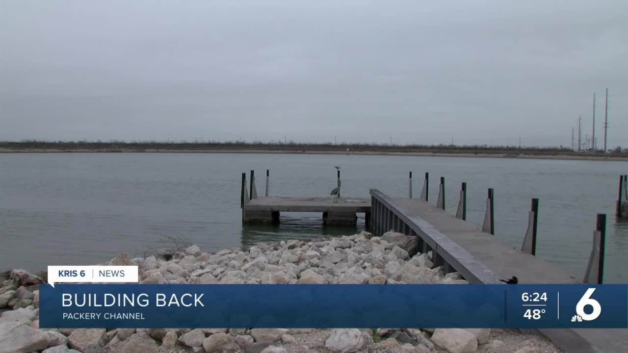 Packery Channel restoration project breaks ground - YouTube