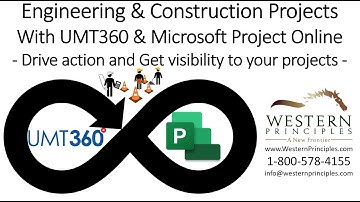 Engineering & Construction Projects with UMT360 & Microsoft Project. Drive action & Get visibility