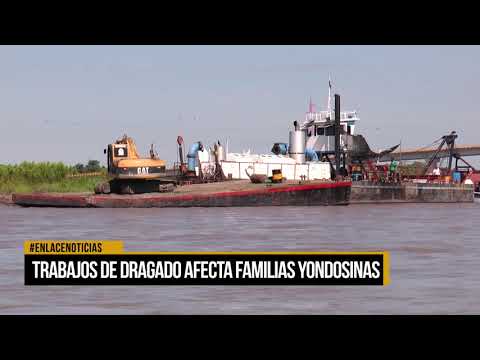 Trabajos de dragado afecta a familias Yondosinas