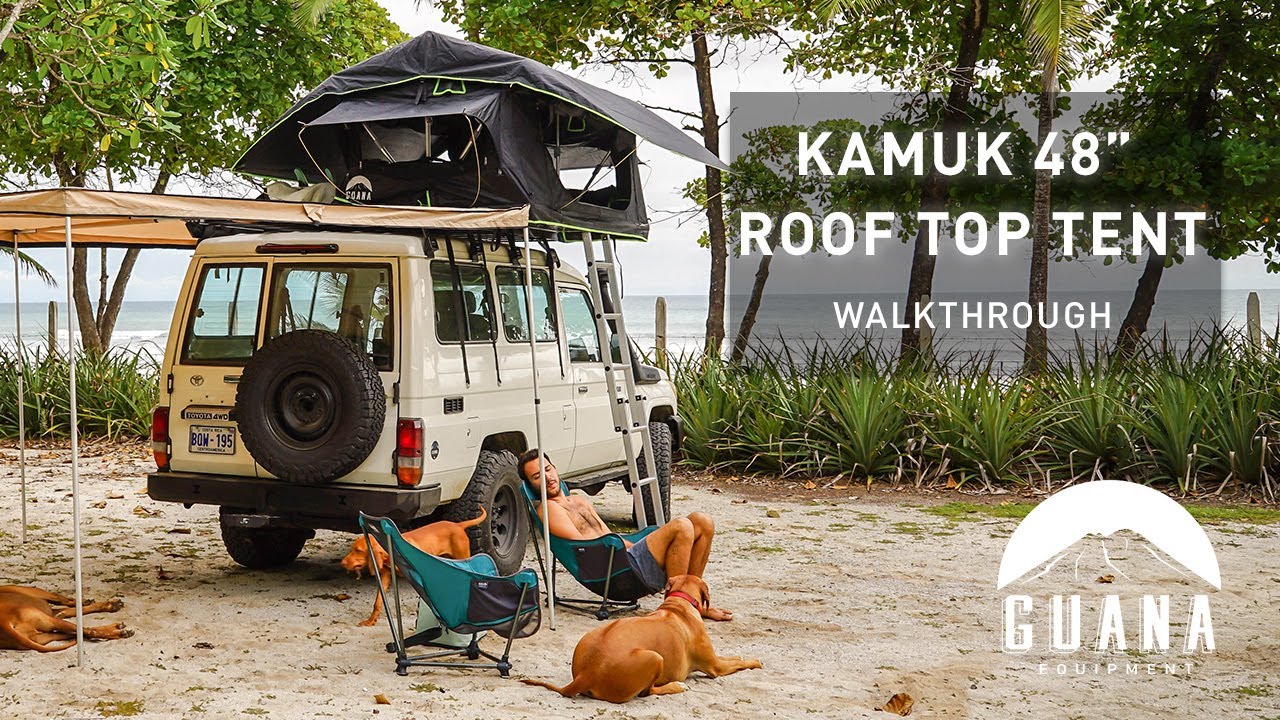 Guana Equipment Kamuk 48" Roof Top Tent Walkthrough Video
