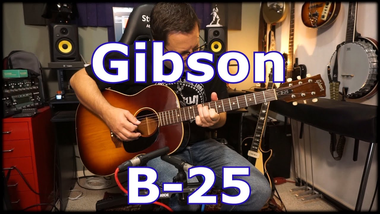 Gibson B-25 1970 - YouTube
