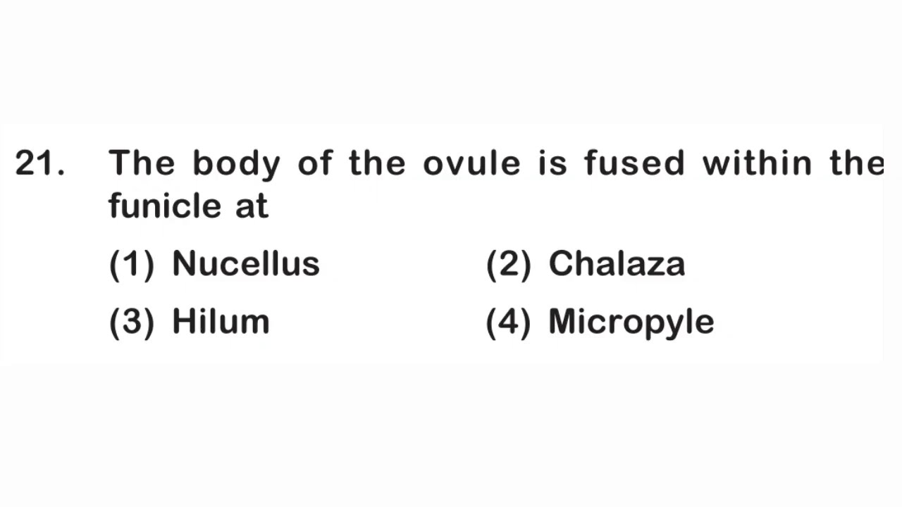 Quick Revision Of Neet Biology Paper With Solutions 2020 F1 Part 3 Youtube