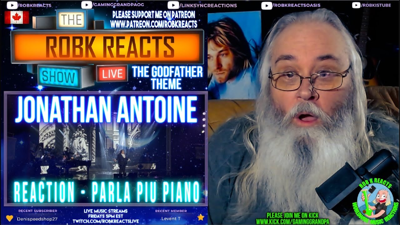 Реакция Джонатана Антуана — потрясающее исполнение «Parla Piu Piano» (тема из «Крёстного отца»)