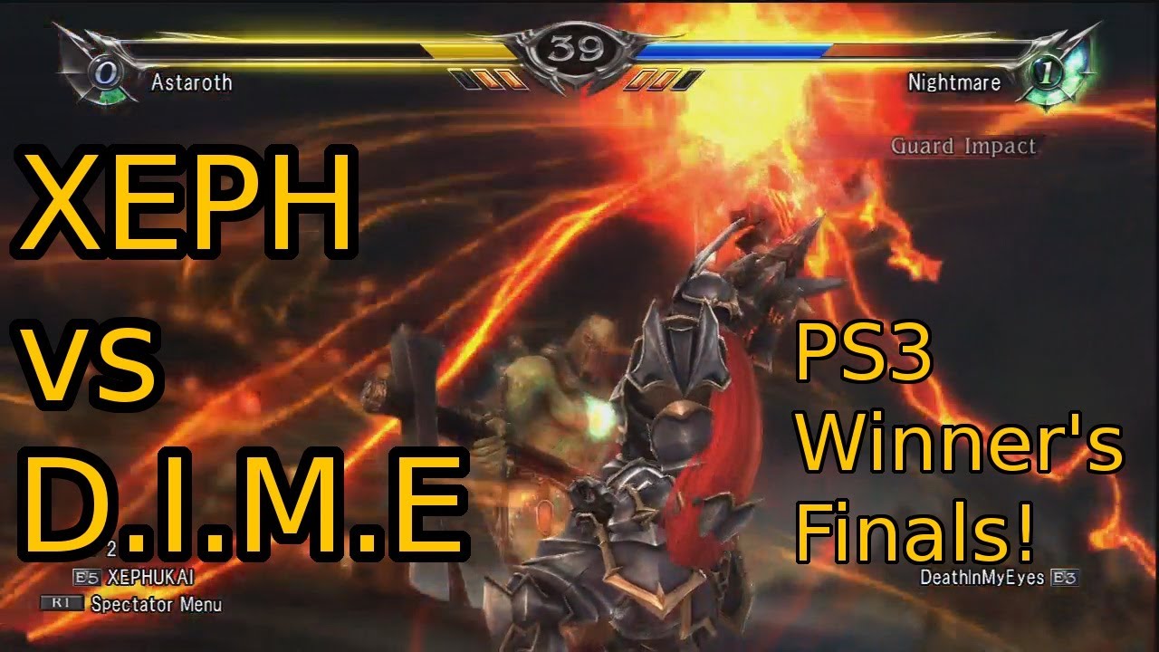 Xeph vs DeathInMyEyes - Soul Calibur V Online Tournament (Playstation 3 bracket Winners Finals!)