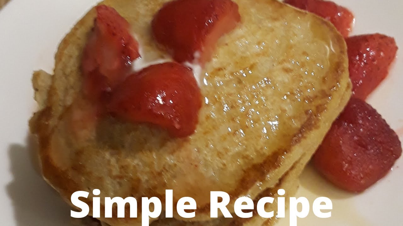 VEGAN PANCAKES (3 ingredients)