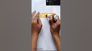 Wait till end & comment your name #shorts #viralvideo #calligraphy #nameart #glitter