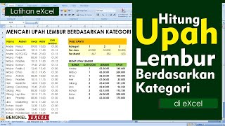 Cara Hitung Gaji Lembur Karyawan | Tutorial Excel Pemula - Bengkel Excel screenshot 2